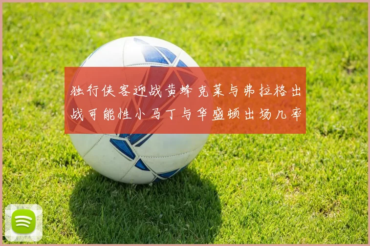 独行侠客迎战黄蜂克莱与弗拉格出战可能性小马丁与华盛顿出场几率高