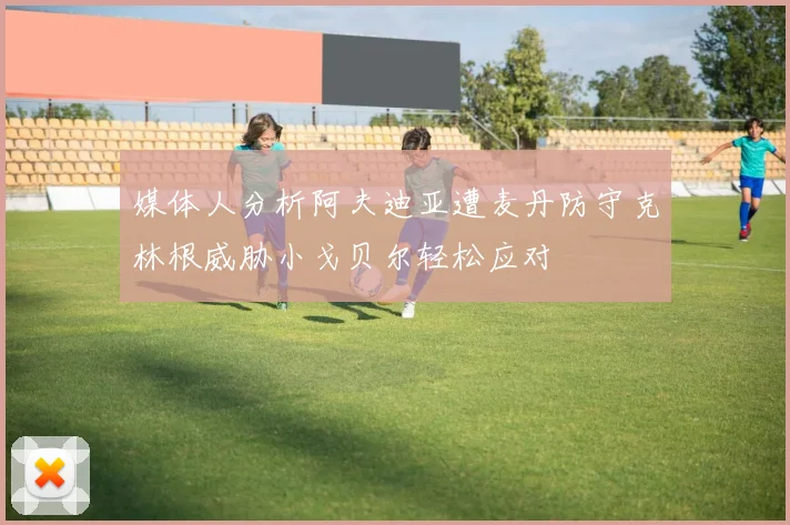 媒体人分析阿夫迪亚遭麦丹防守克林根威胁小戈贝尔轻松应对